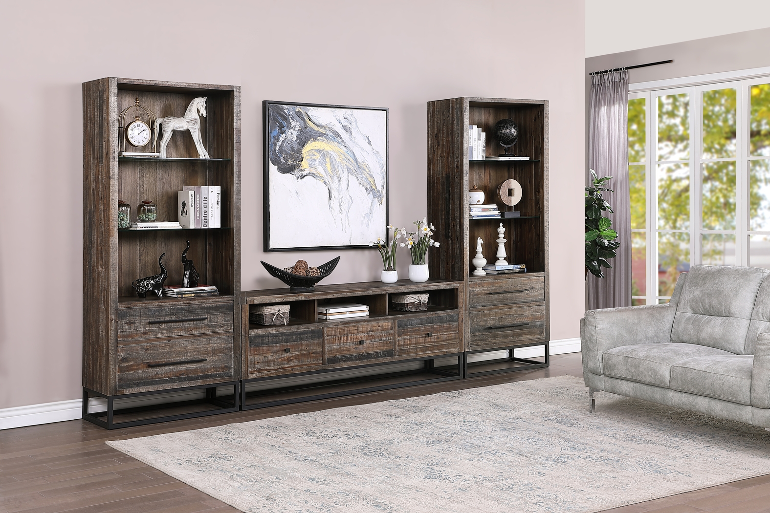 Baronshire Brown Bookcase - Thumbnail - Image 5