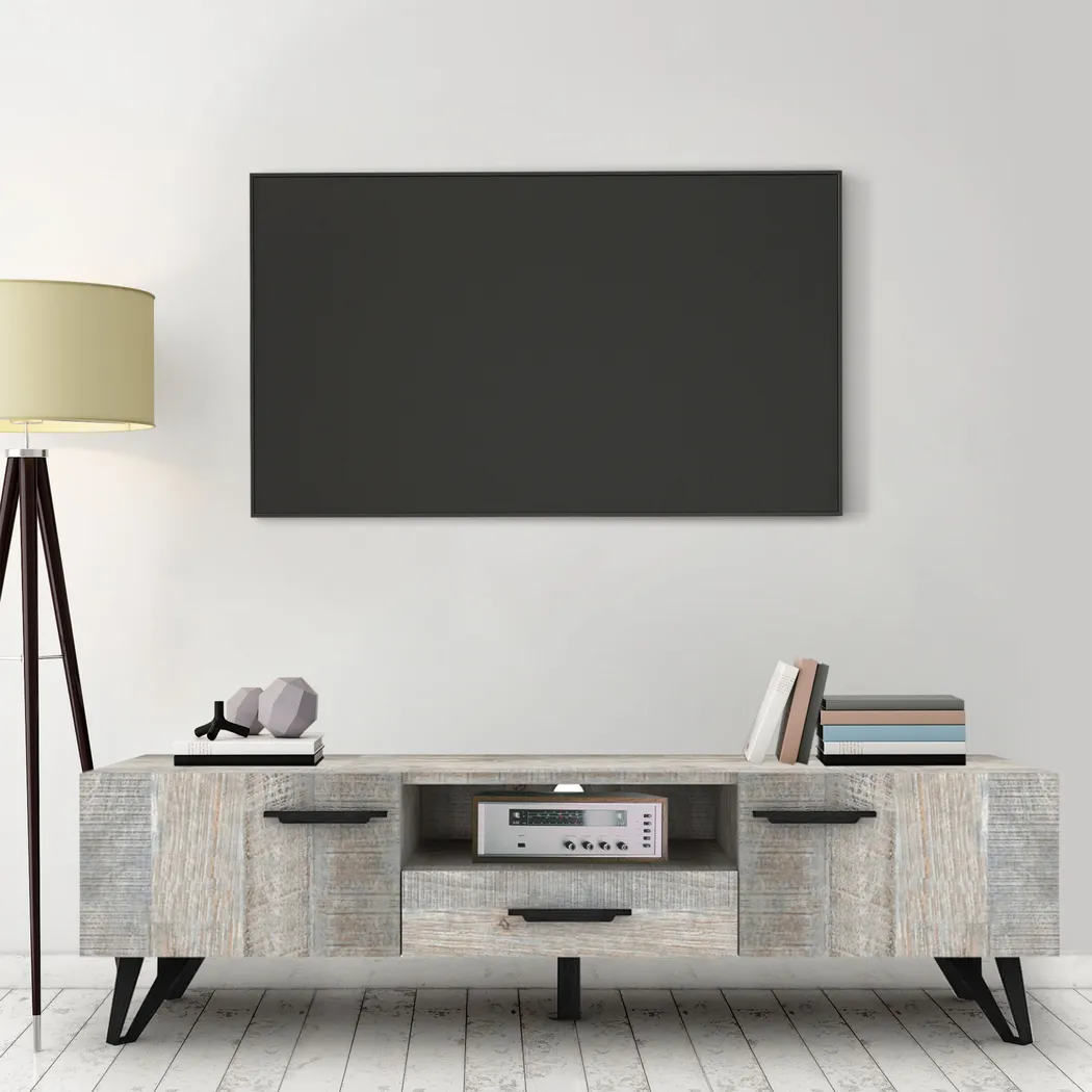 Baronswood Gray 63 in. Console - Thumbnail - Image 3