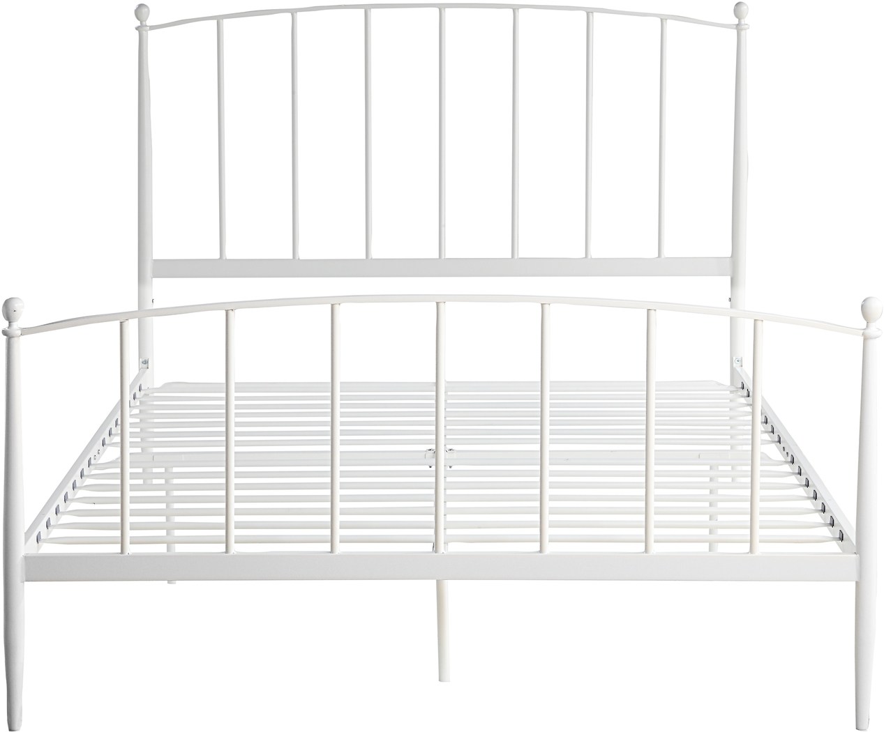 Baronwood White Queen Platform Bed - Thumbnail - Image 3