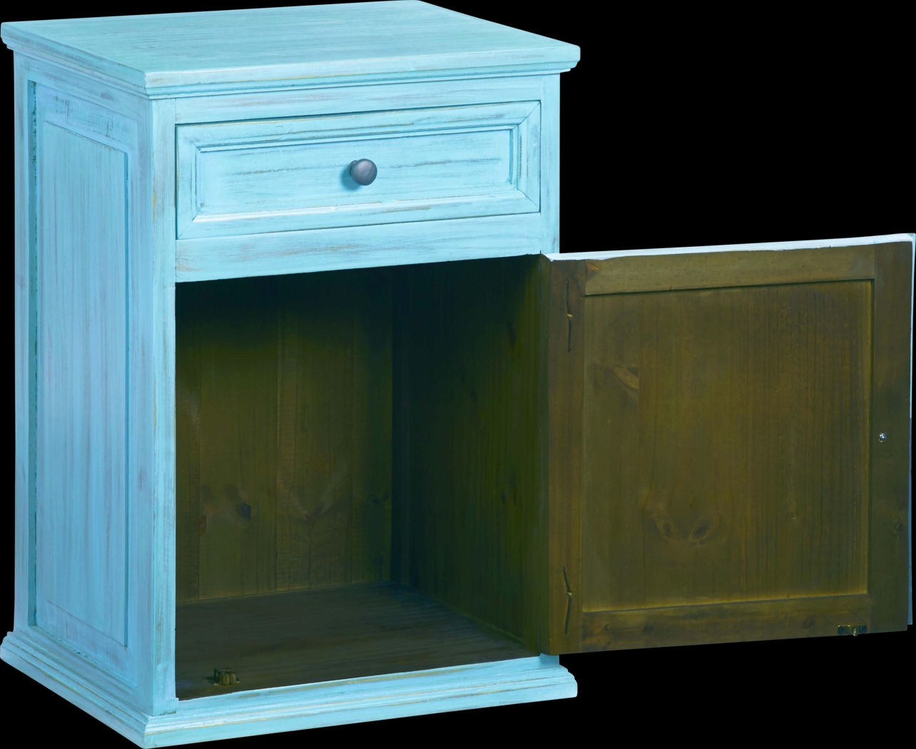 Barpine Blue Nightstand - Thumbnail - Image 3