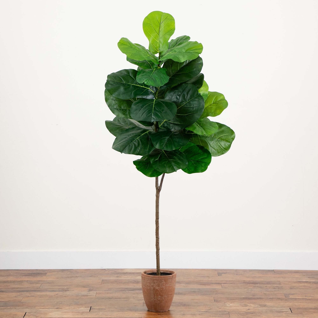 Barrasett II Green Artificial Fig Tree - Thumbnail - Image 6