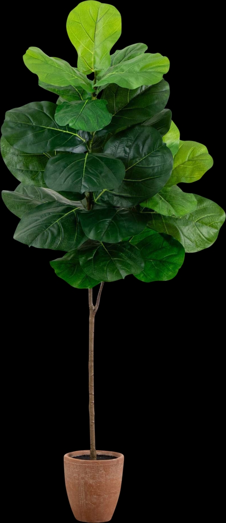 Barrasett II Green Artificial Fig Tree - Thumbnail - Image 1