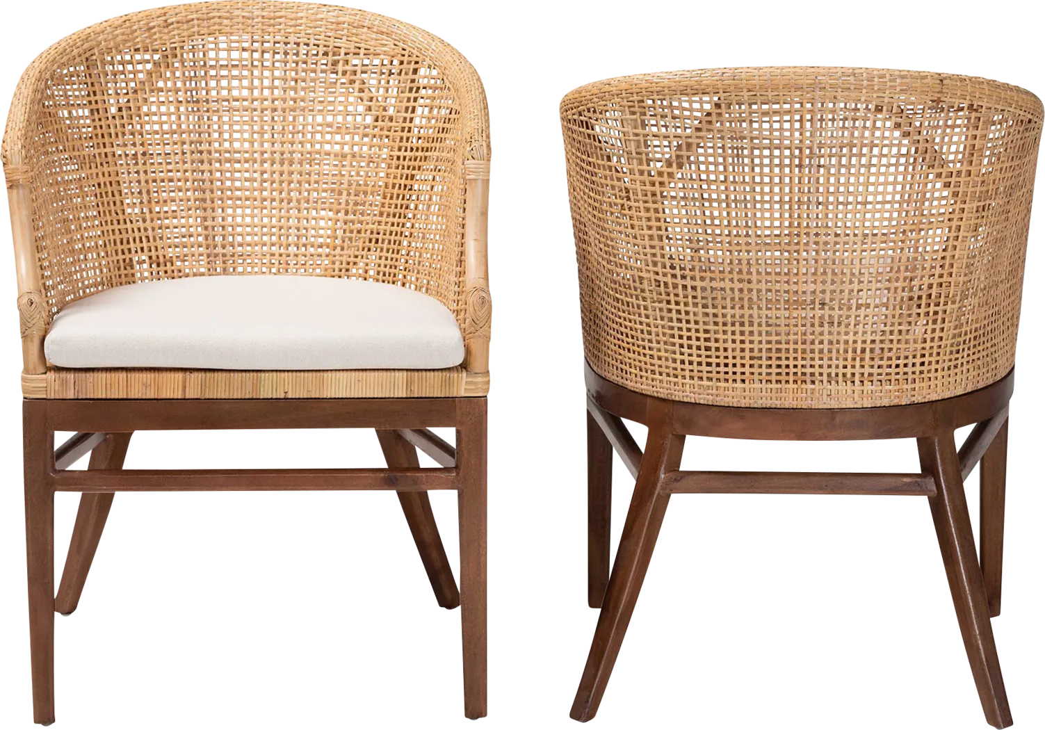 Barrely Brown Dining Chair, Set of 2 - Thumbnail - Image 3