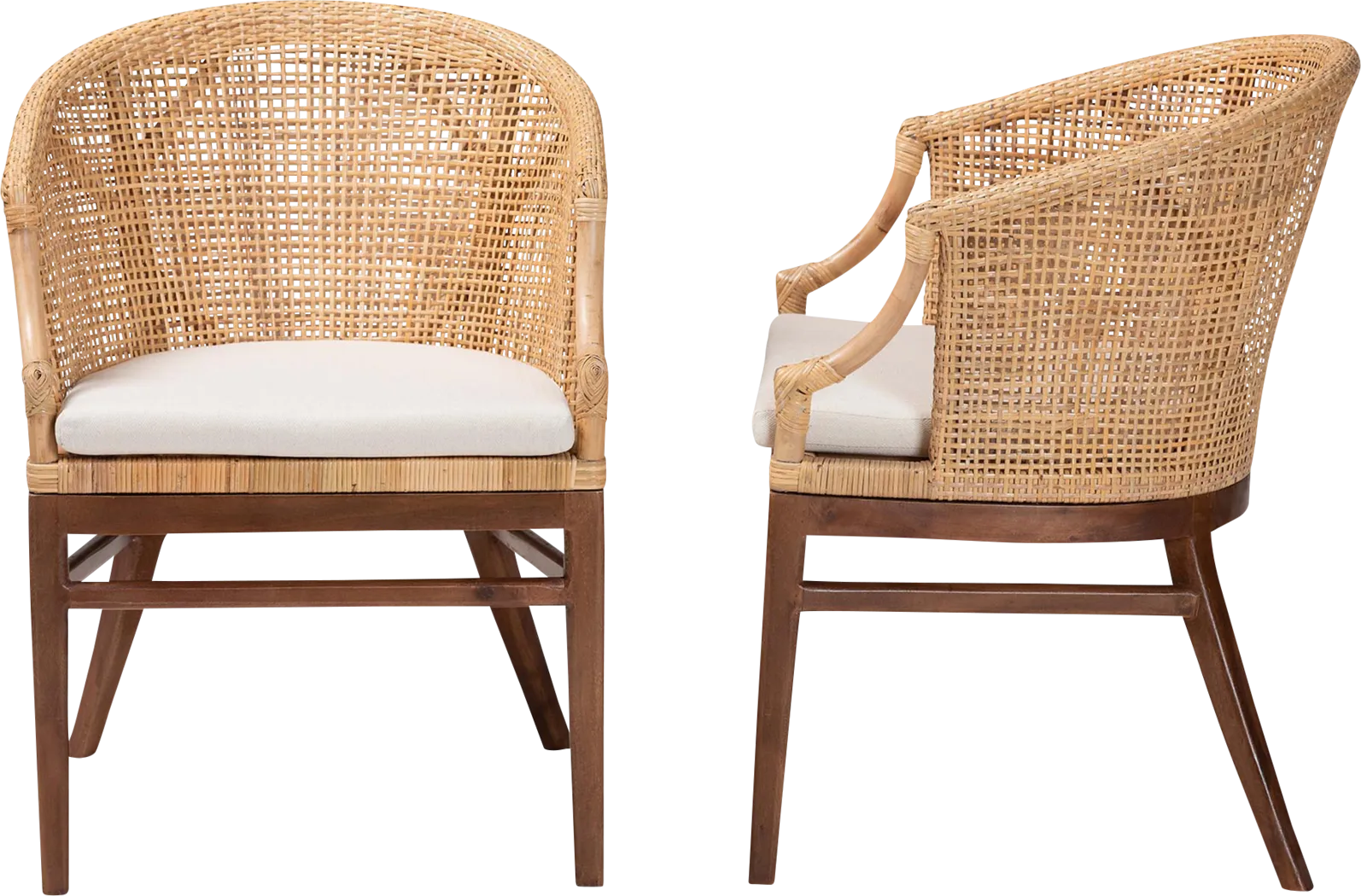 Barrely Brown Dining Chair, Set of 2 - Thumbnail - Image 4