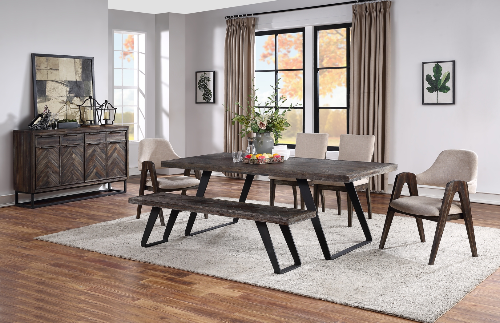 Barremore Brown Accent Bench - Thumbnail - Image 6