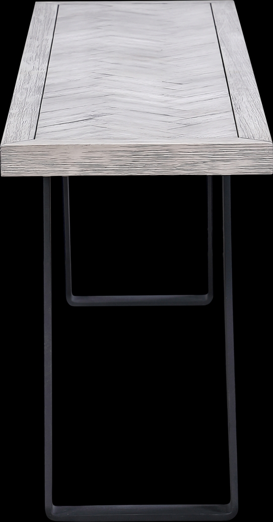 Barremore White Counter Height Bench - Thumbnail - Image 3