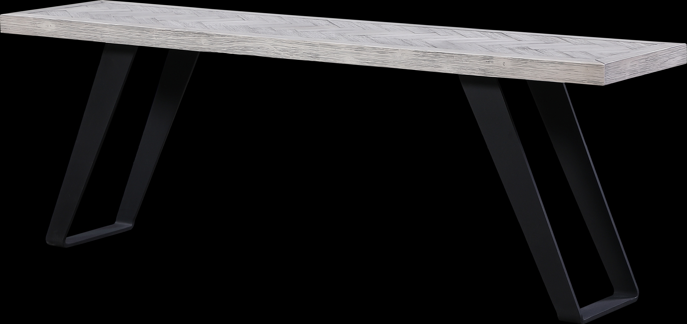 Barremore White Counter Height Bench - Thumbnail - Image 1