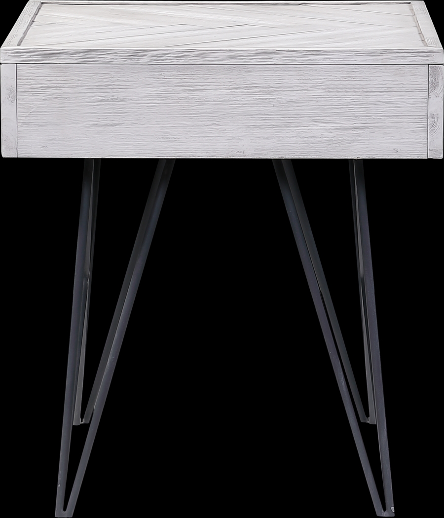 Barremore White End Table - Thumbnail - Image 7