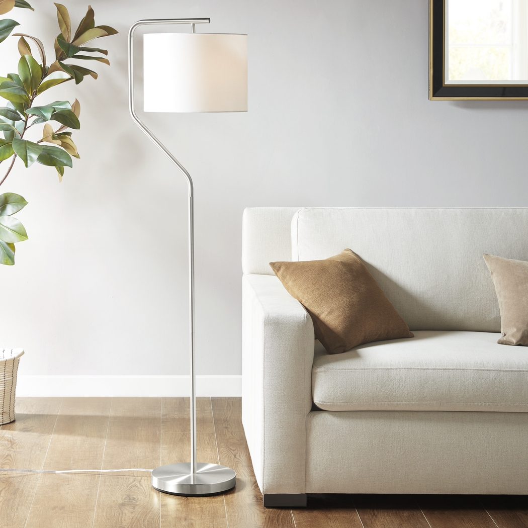 Barrett Alley Silver Floor Lamp - Thumbnail - Image 9