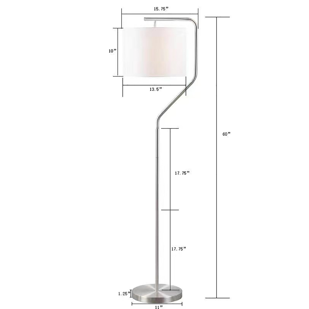 Barrett Alley Silver Floor Lamp - Thumbnail - Image 10