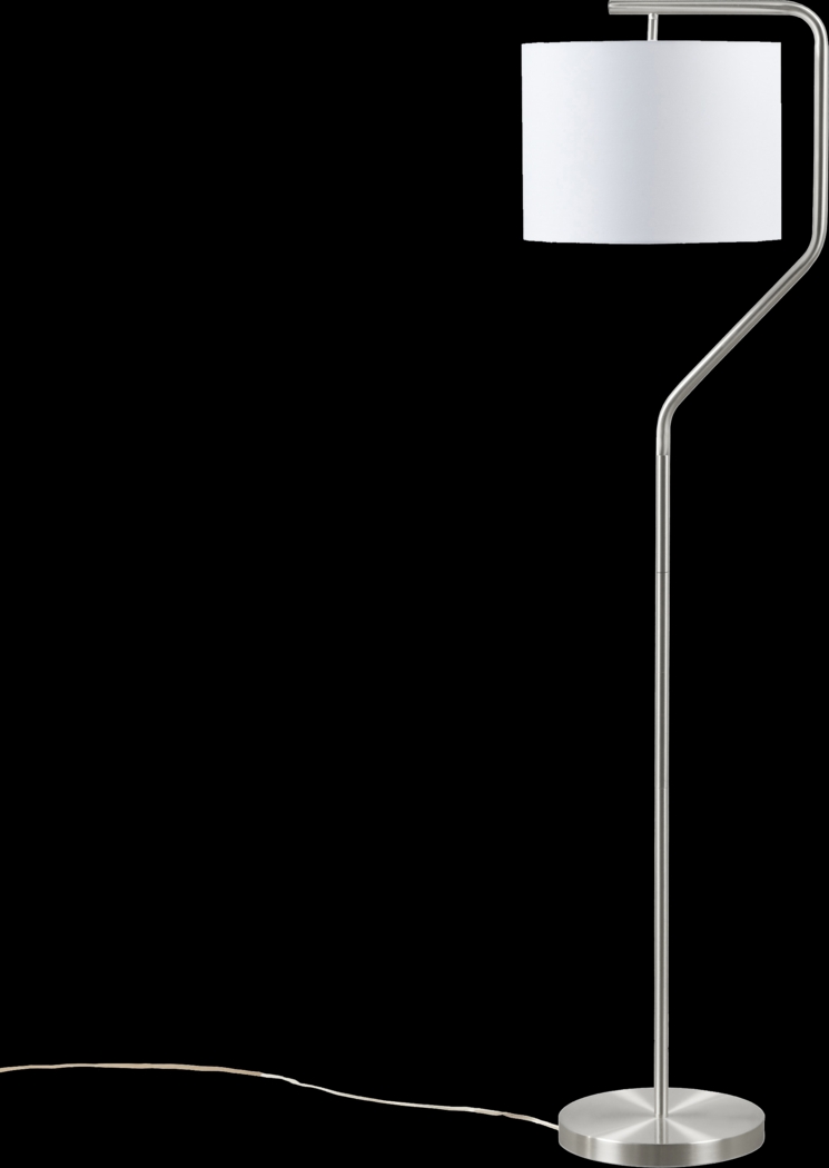 Barrett Alley Silver Floor Lamp - Thumbnail - Image 1