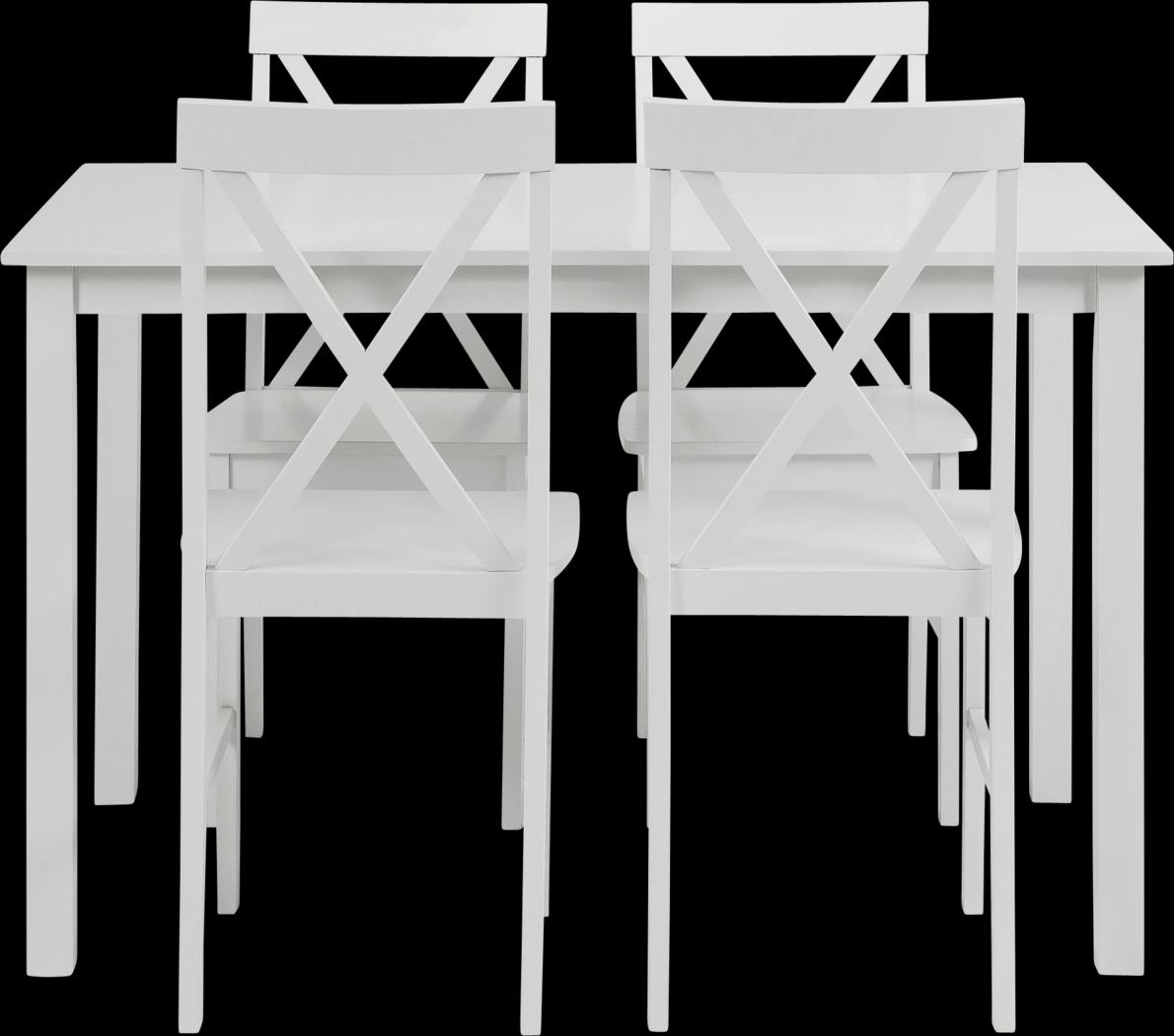 Barrette White 5 pc. Dining Set - Thumbnail - Image 2
