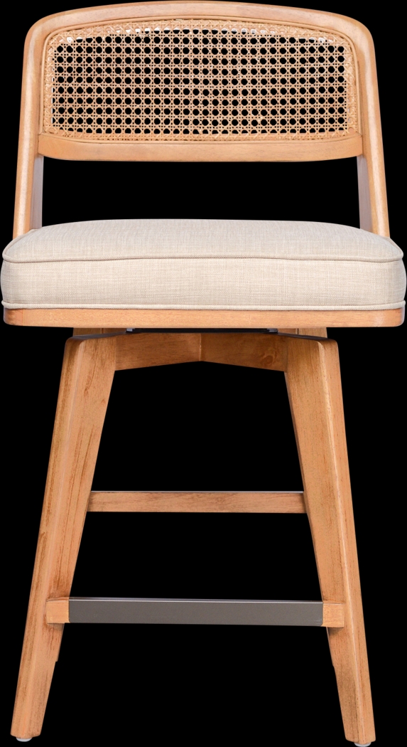 Barrhall Brown Swivel Counter Stool - Thumbnail - Image 3