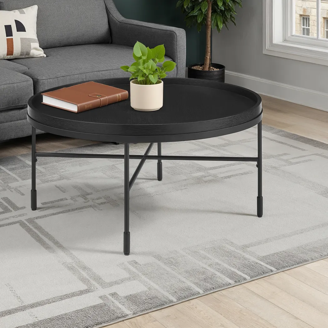 Barrhill Black Cocktail Table - Image 3