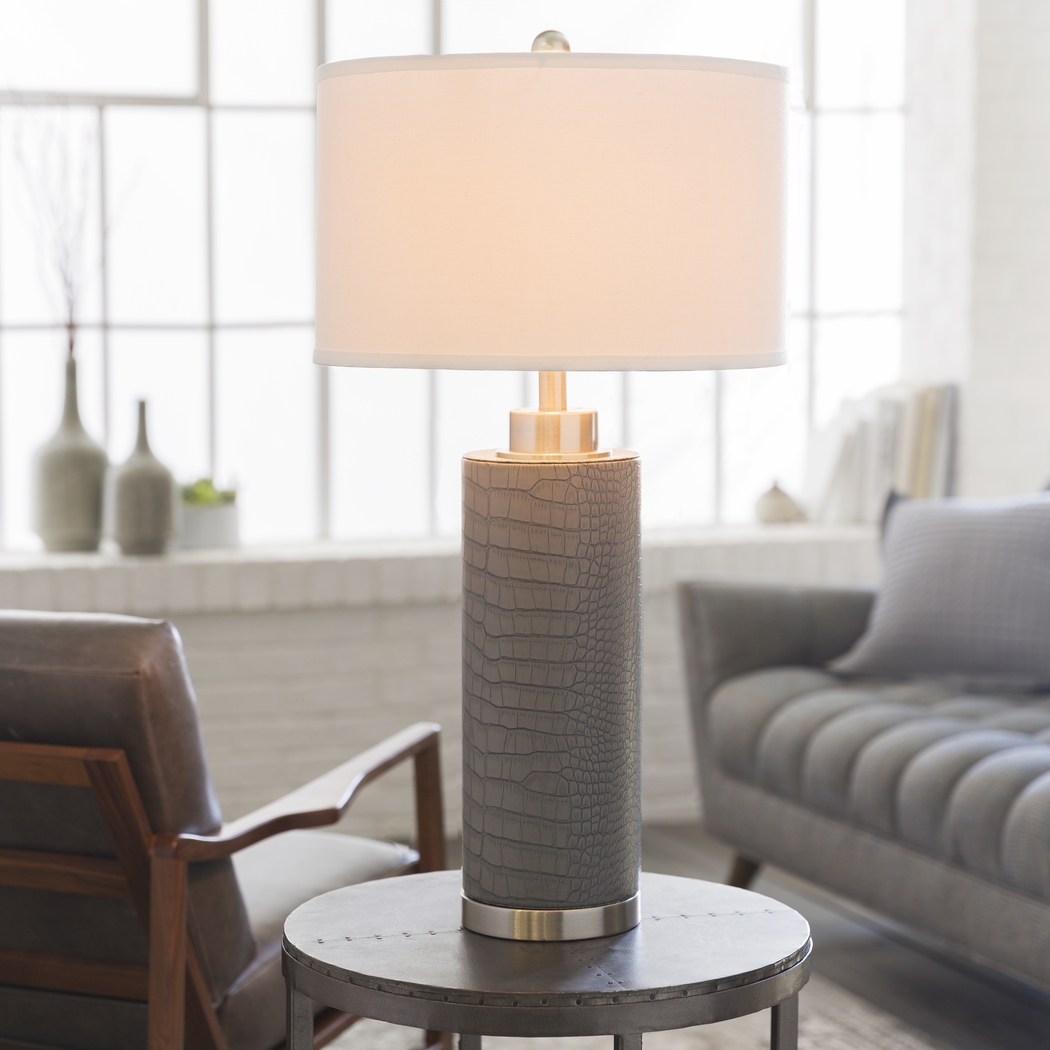 Barrick Shade Gray Lamp - Thumbnail - Image 7
