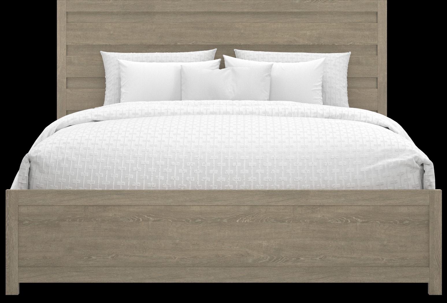 Barringer Place Gray 5 Pc King Panel Bedroom - Thumbnail - Image 3