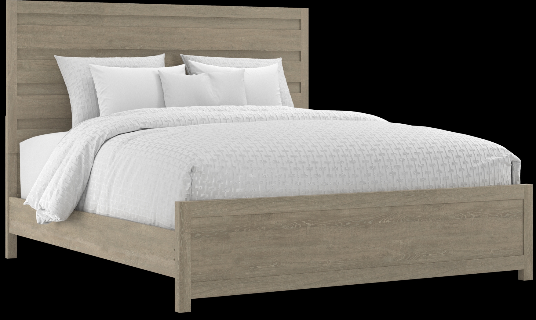 Barringer Place Gray 5 Pc King Panel Bedroom - Thumbnail - Image 2