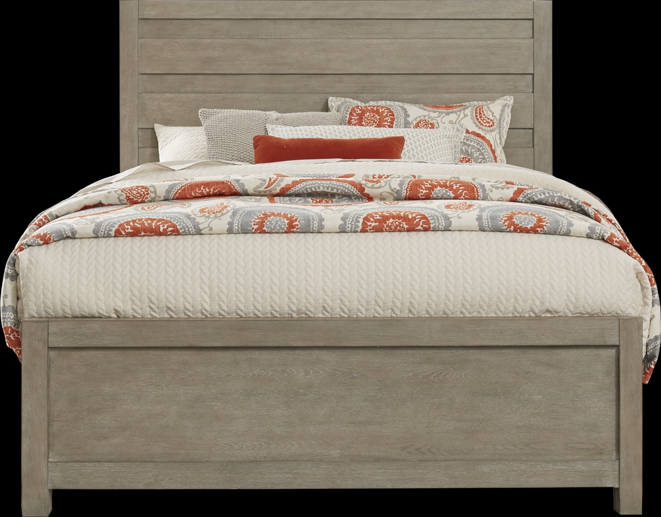 Barringer Place Gray 5 Pc King Panel Bedroom - Thumbnail - Image 2