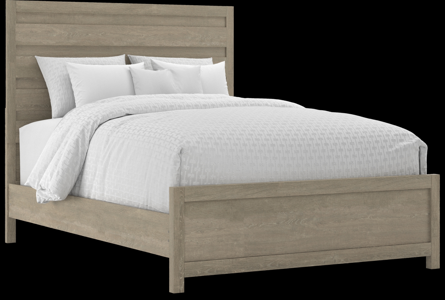 Barringer Place Gray 7 Pc Queen Panel Bedroom - Thumbnail - Image 3