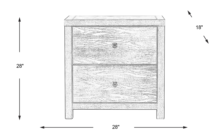 Dimension Image. Please refer to the Dimension Tab on this page for dimension details.