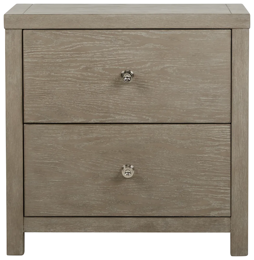 gray nightstand