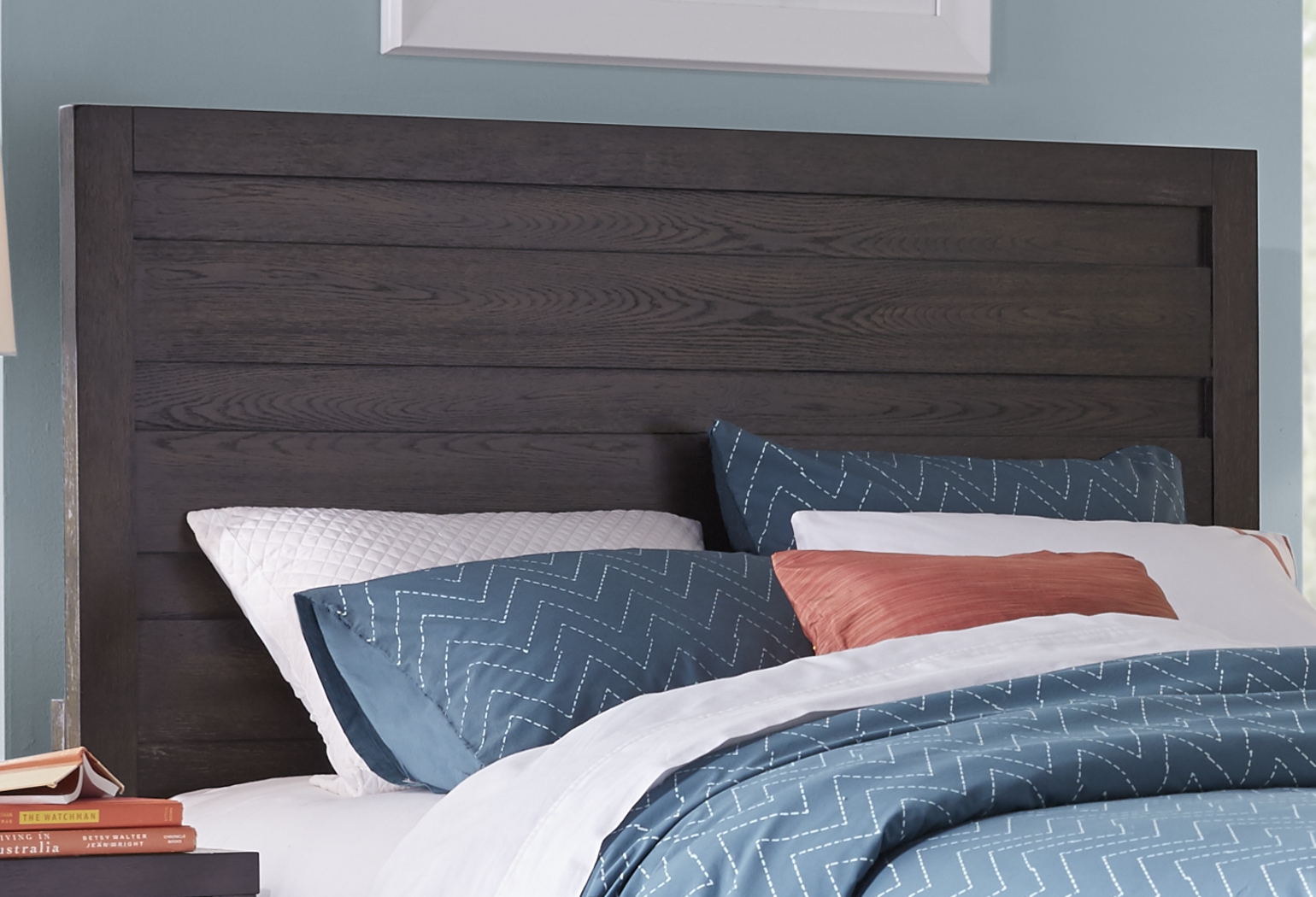 Barringer Place Merlot 3 Pc King Panel Bed with Storage - Thumbnail - Image 3