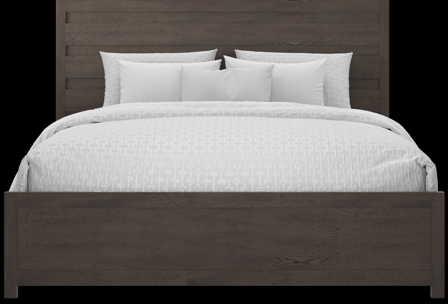 Barringer Place Merlot 3 Pc King Panel Bed - Thumbnail - Image 4