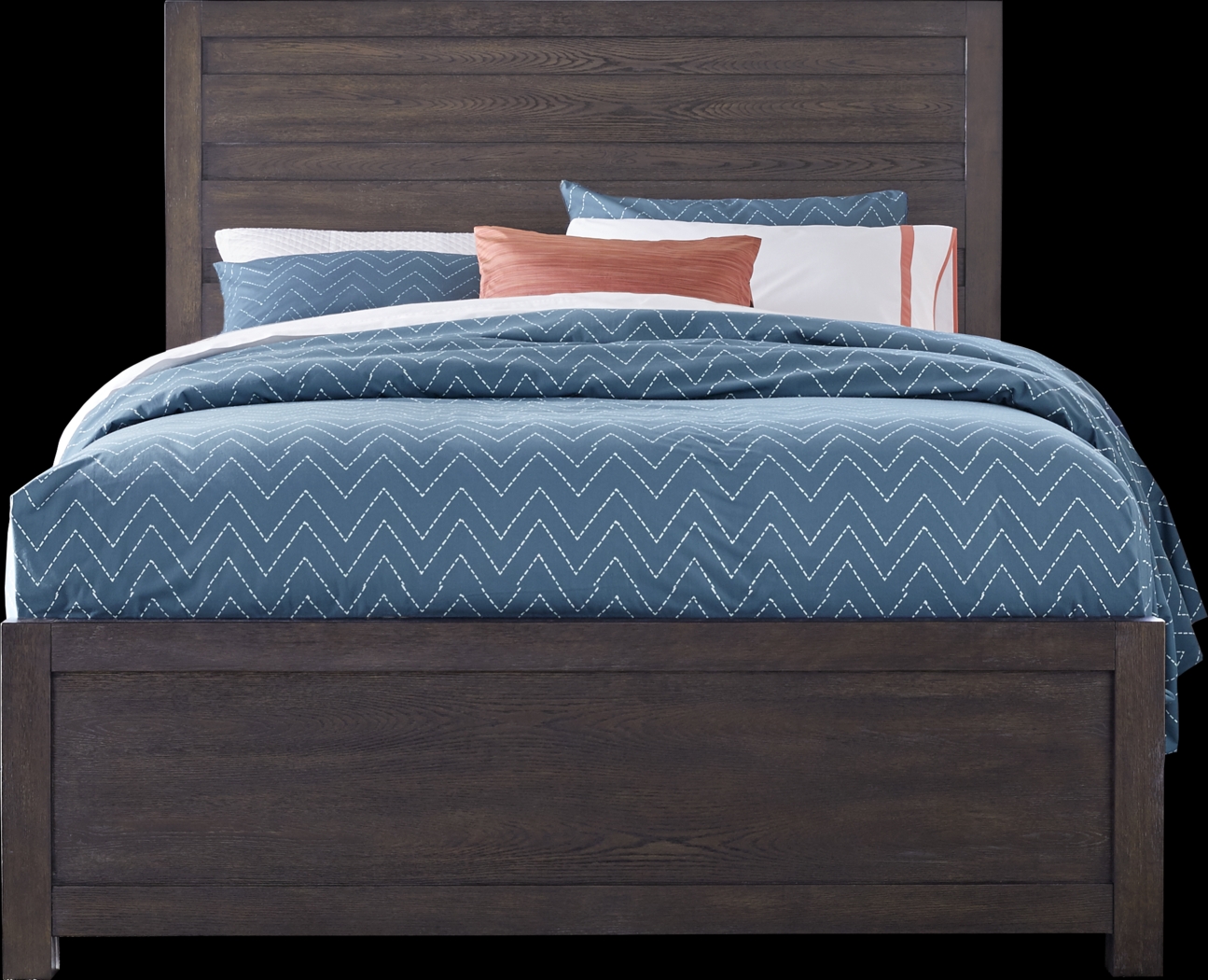 Barringer Place Merlot 5 Pc King Panel Bedroom - Thumbnail - Image 2