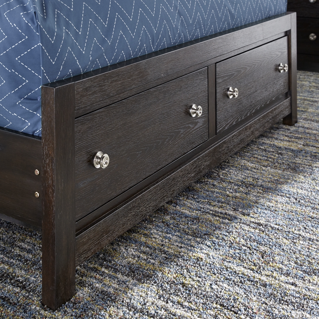 Barringer Place Merlot 3 Pc Queen Panel Bed with Storage - Thumbnail - Image 4