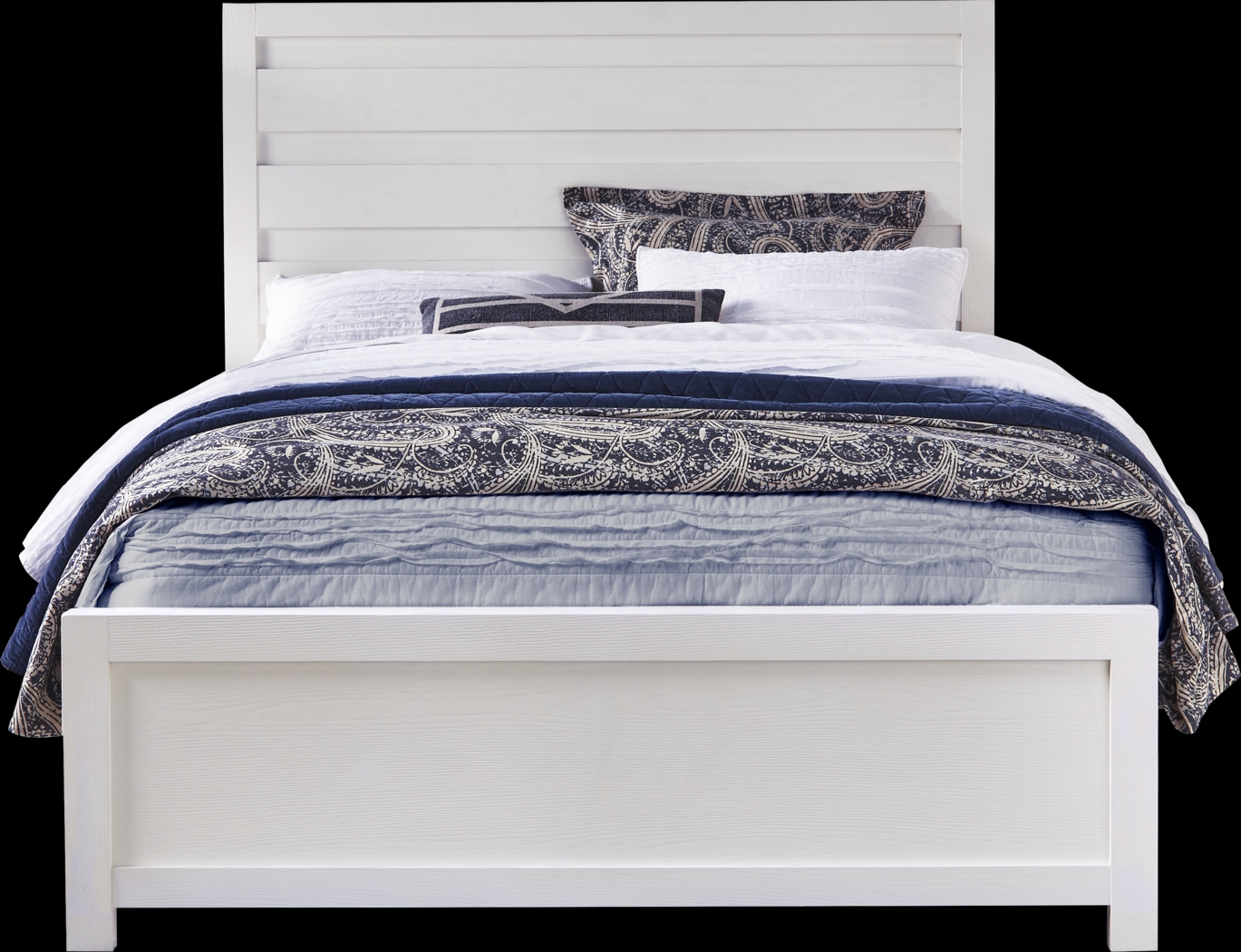 Barringer Place White 5 Pc King Panel Bedroom - Thumbnail - Image 2