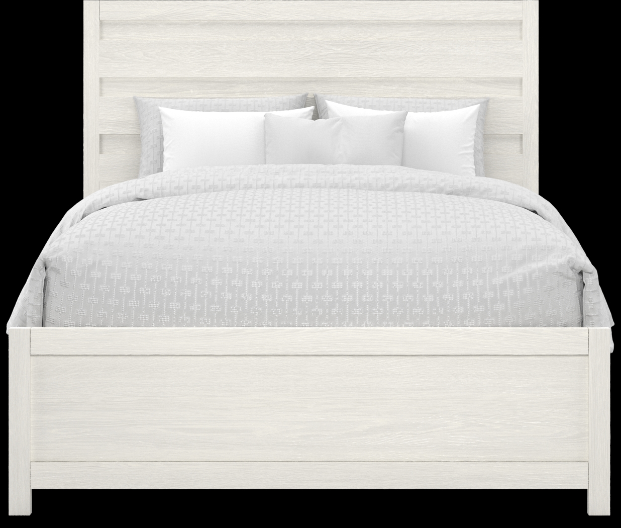 Barringer Place White 7 Pc Queen Panel Bedroom - Thumbnail - Image 3