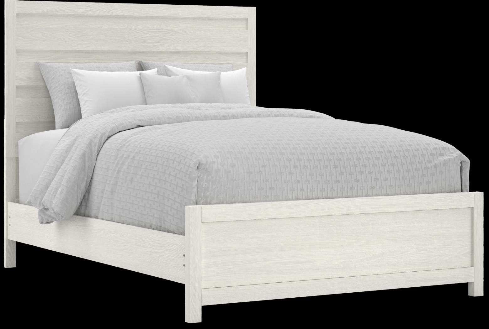 Barringer Place White 7 Pc Queen Panel Bedroom - Thumbnail - Image 2