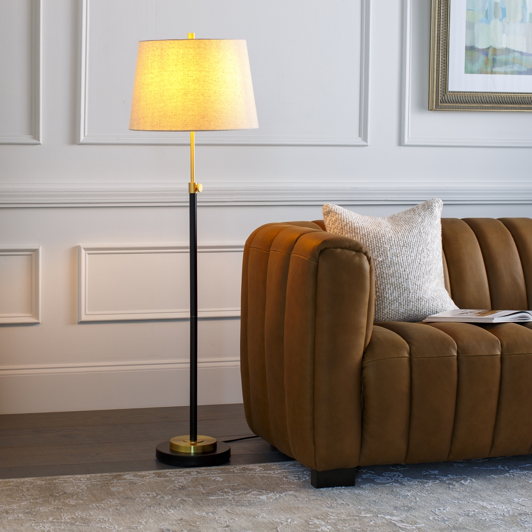 Barristers Farm Gold Floor Lamp - Thumbnail - Image 7