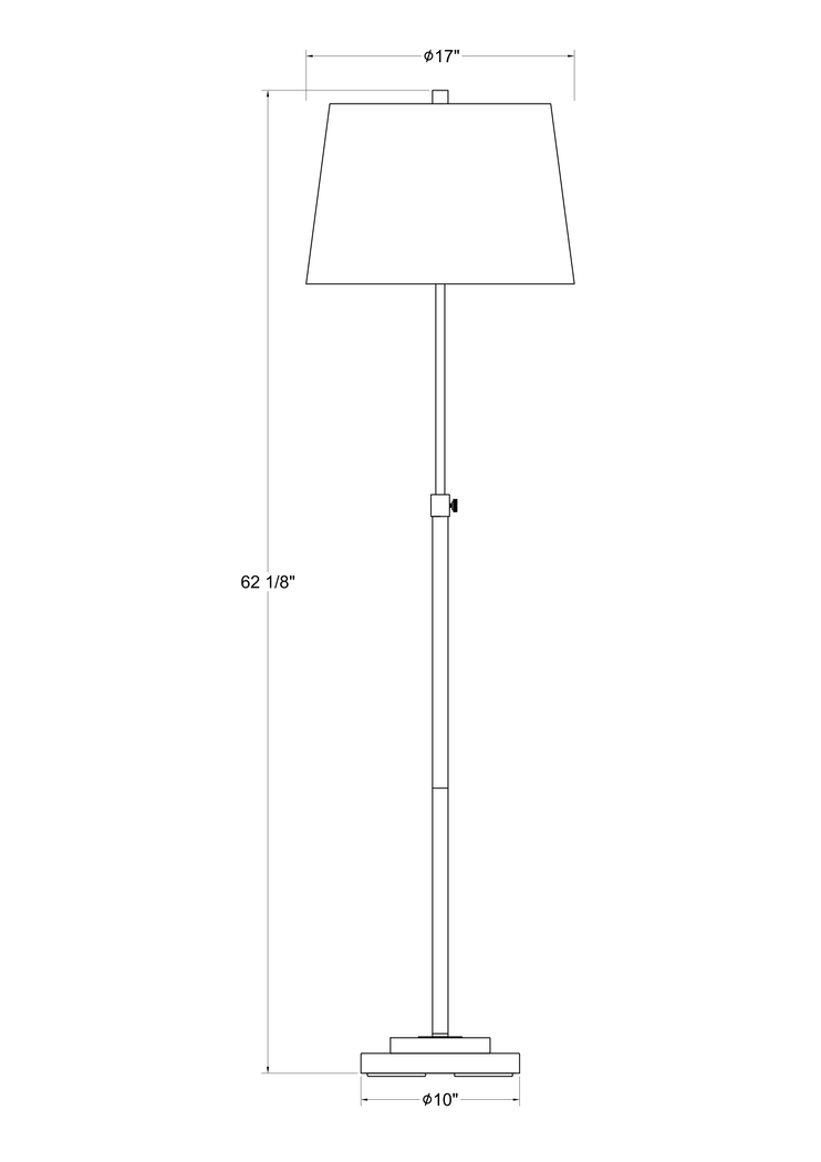 Barristers Farm Gold Floor Lamp - Thumbnail - Image 8
