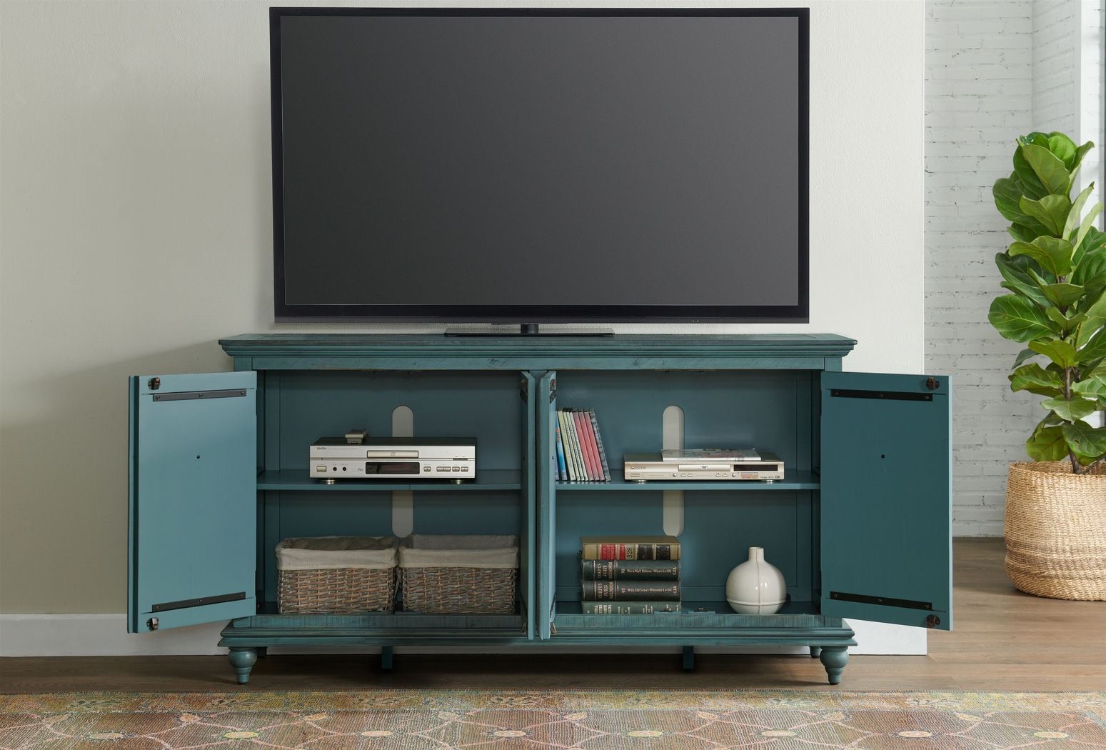 Bartelt Turquoise 65 in. Console - Thumbnail - Image 10