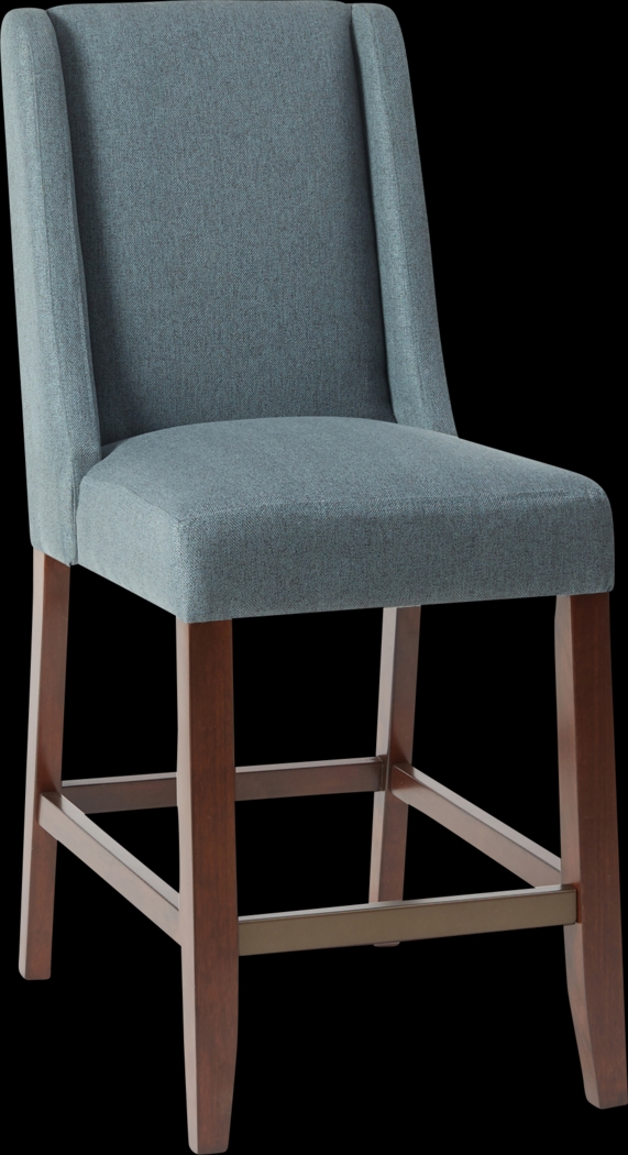 Bartholdi Blue Counter Height Stool - Thumbnail - Image 1