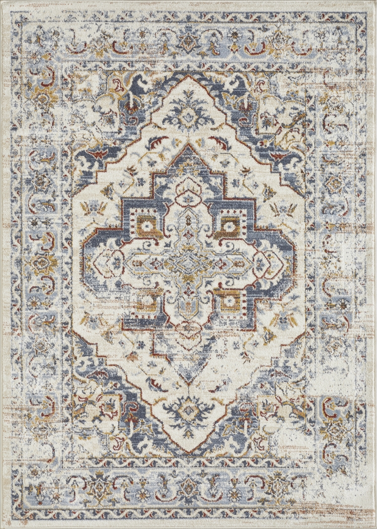 Bartleigh Cream 7'10 x 9'10 Area Rug - Thumbnail - Image 1