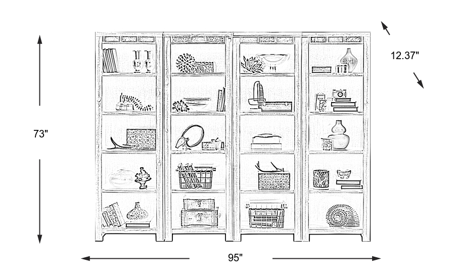Dimension Image. Please refer to the Dimension Tab on this page for dimension details.