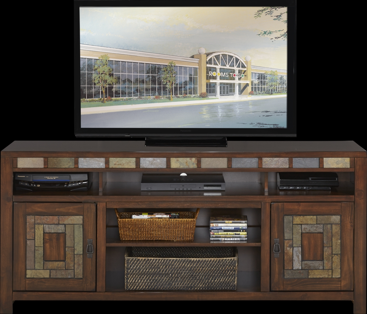 Bartlett II Brown 72" Console - Thumbnail - Image 1