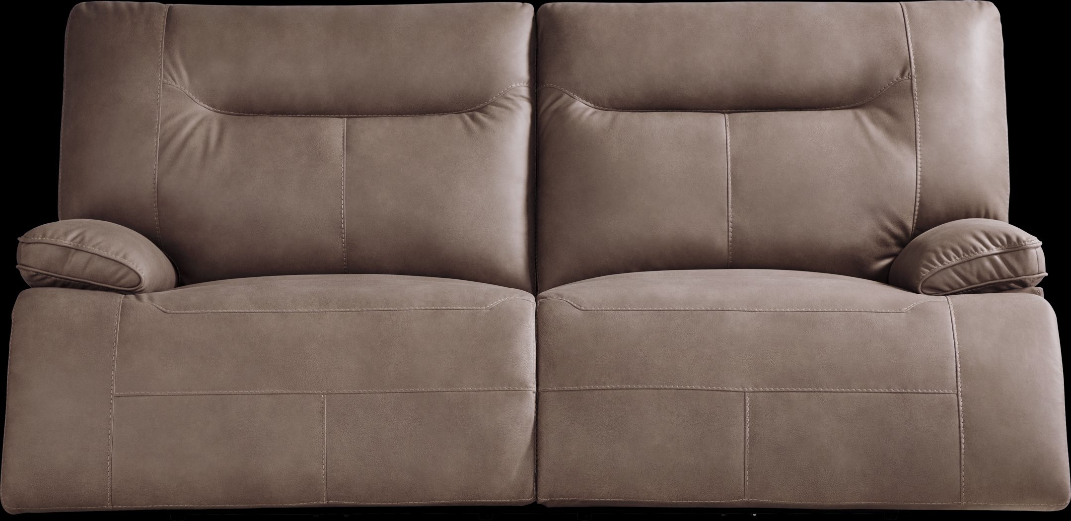 Barton Brown Dual Power Reclining Sofa - Thumbnail - Image 2