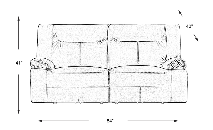 Dimension Image. Please refer to the Dimension Tab on this page for dimension details.