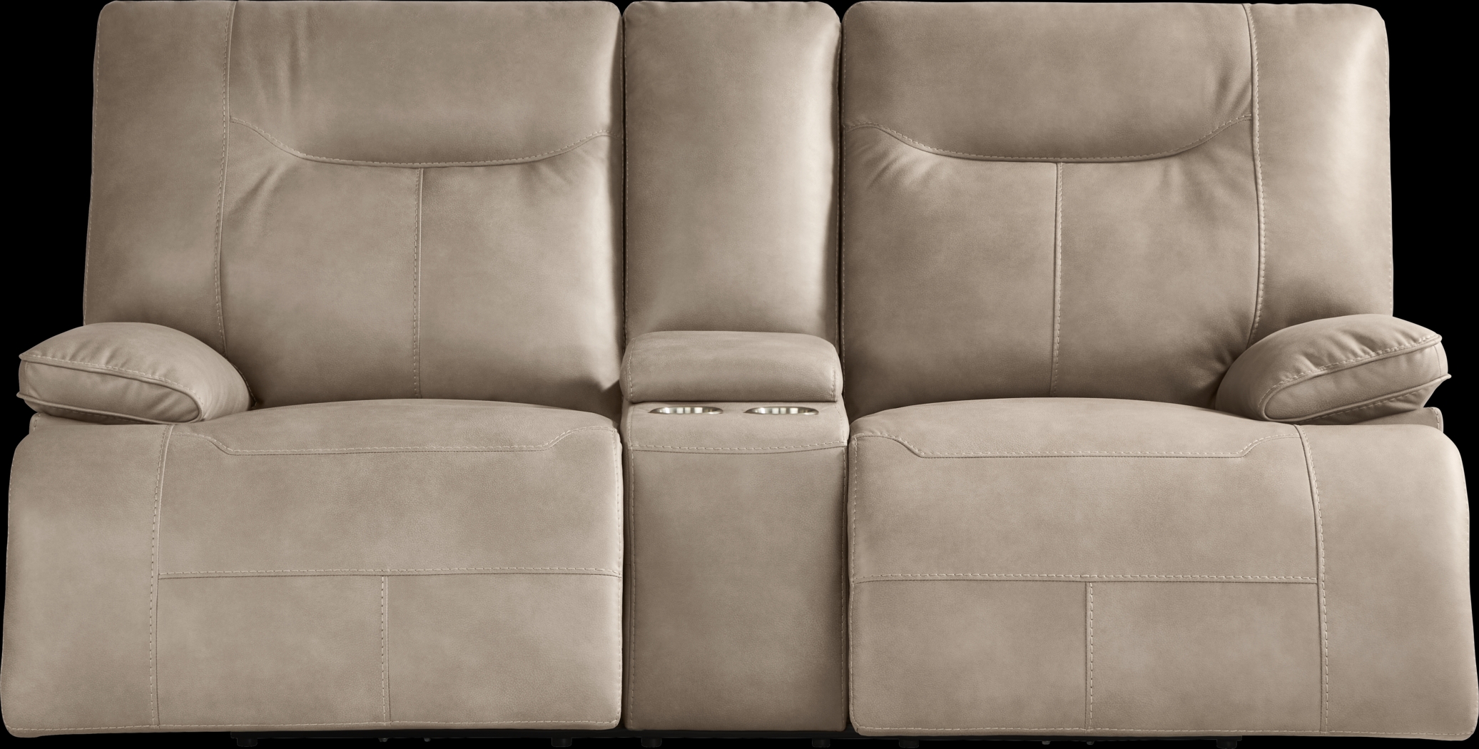 Barton Taupe 8 Pc Dual Power Reclining Living Room - Thumbnail - Image 5