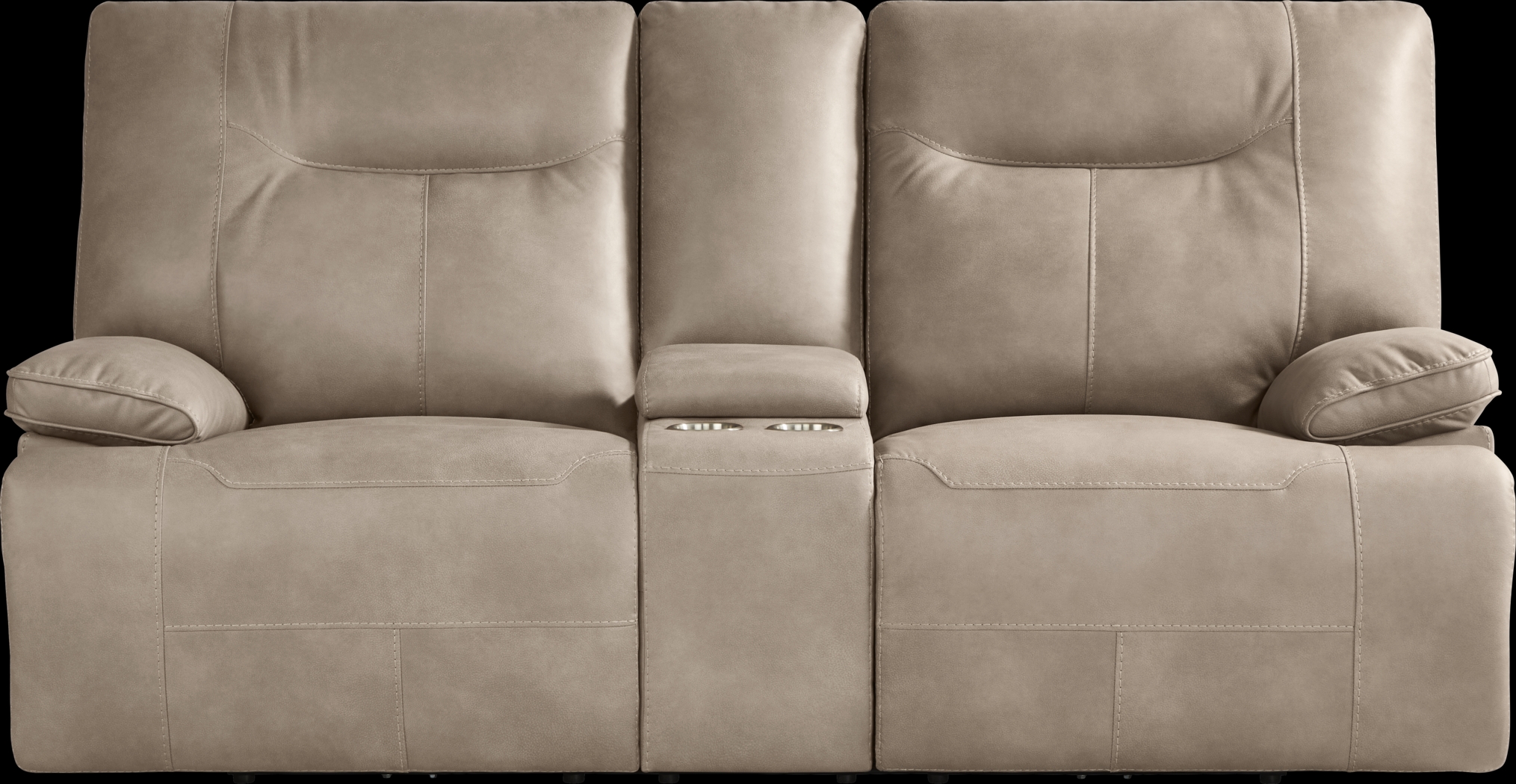 Barton Taupe 8 Pc Dual Power Reclining Living Room - Thumbnail - Image 4