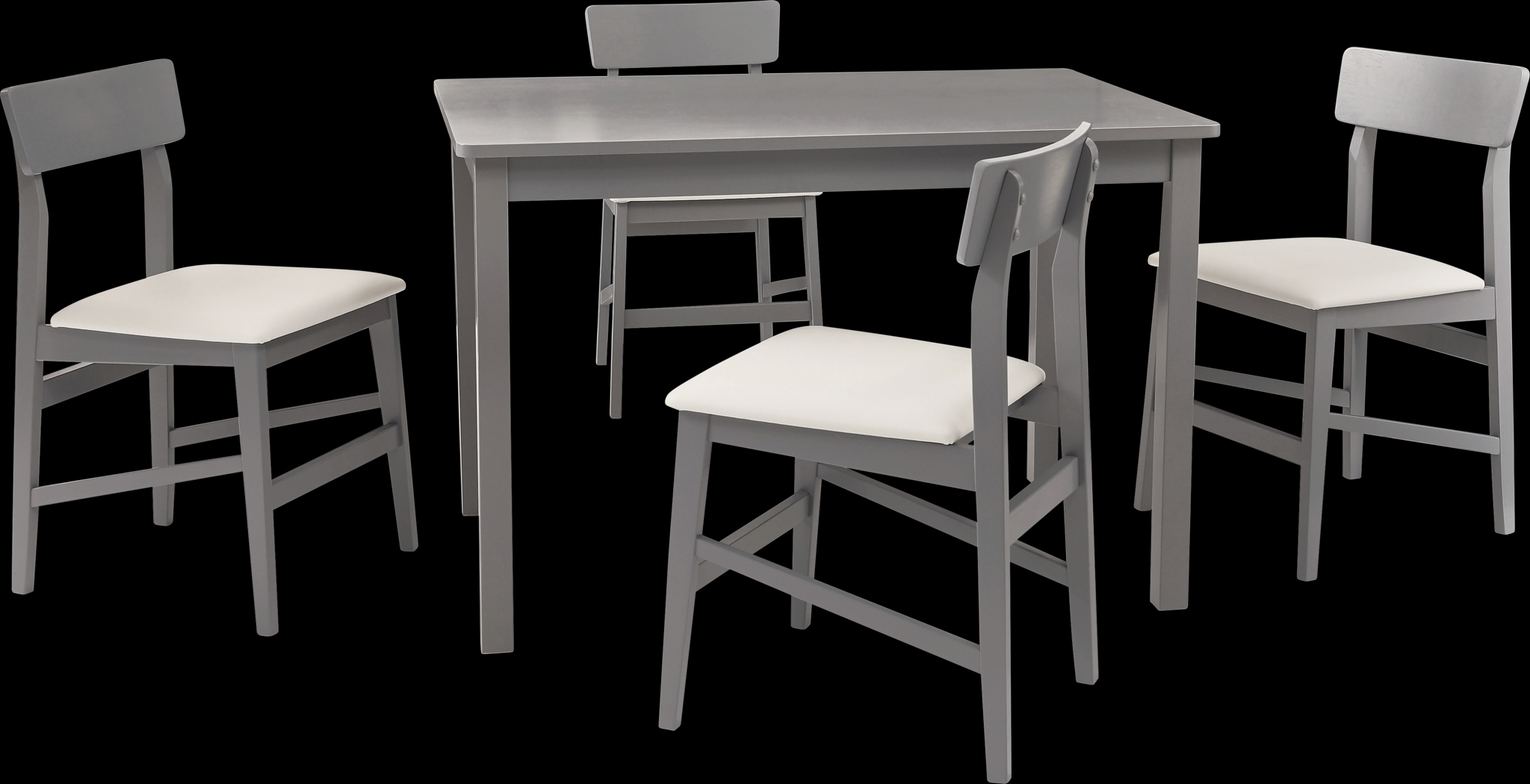 Barunda Gray 5 Pc Dining Set - Thumbnail - Image 1