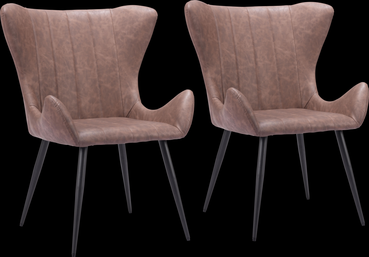 Barwinds Brown Dining Chair, Set of 2 - Thumbnail - Image 1