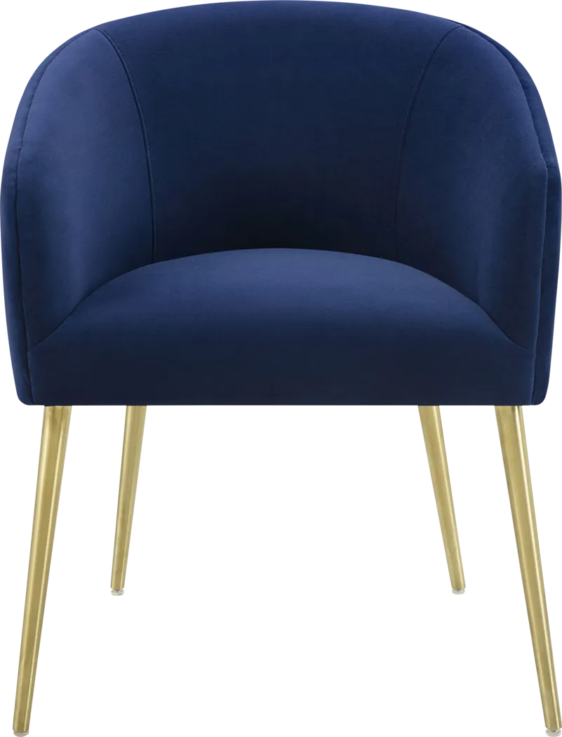 Baryan Navy Arm Chair - Thumbnail - Image 2