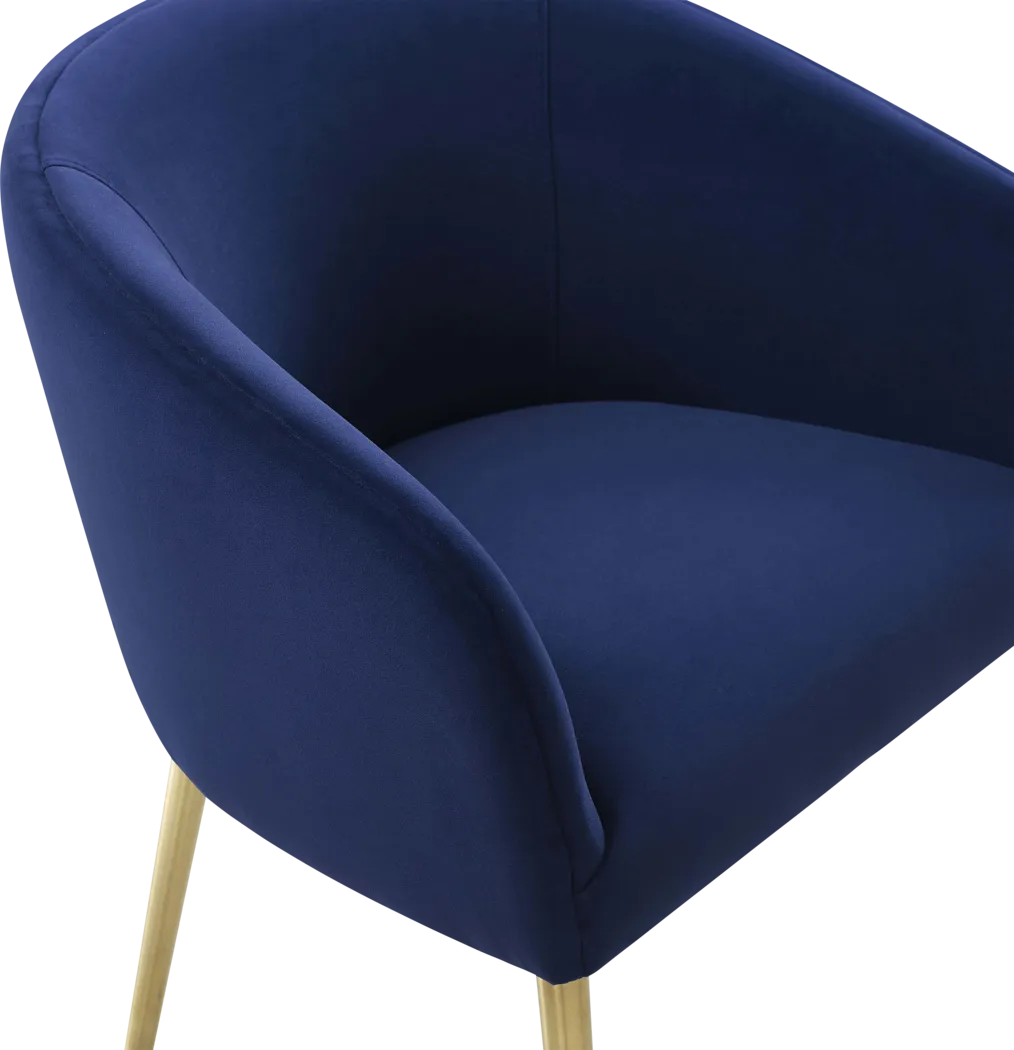 Baryan Navy Arm Chair - Thumbnail - Image 4