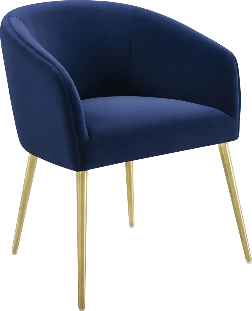 Baryan Navy Arm Chair - Thumbnail - Image 1