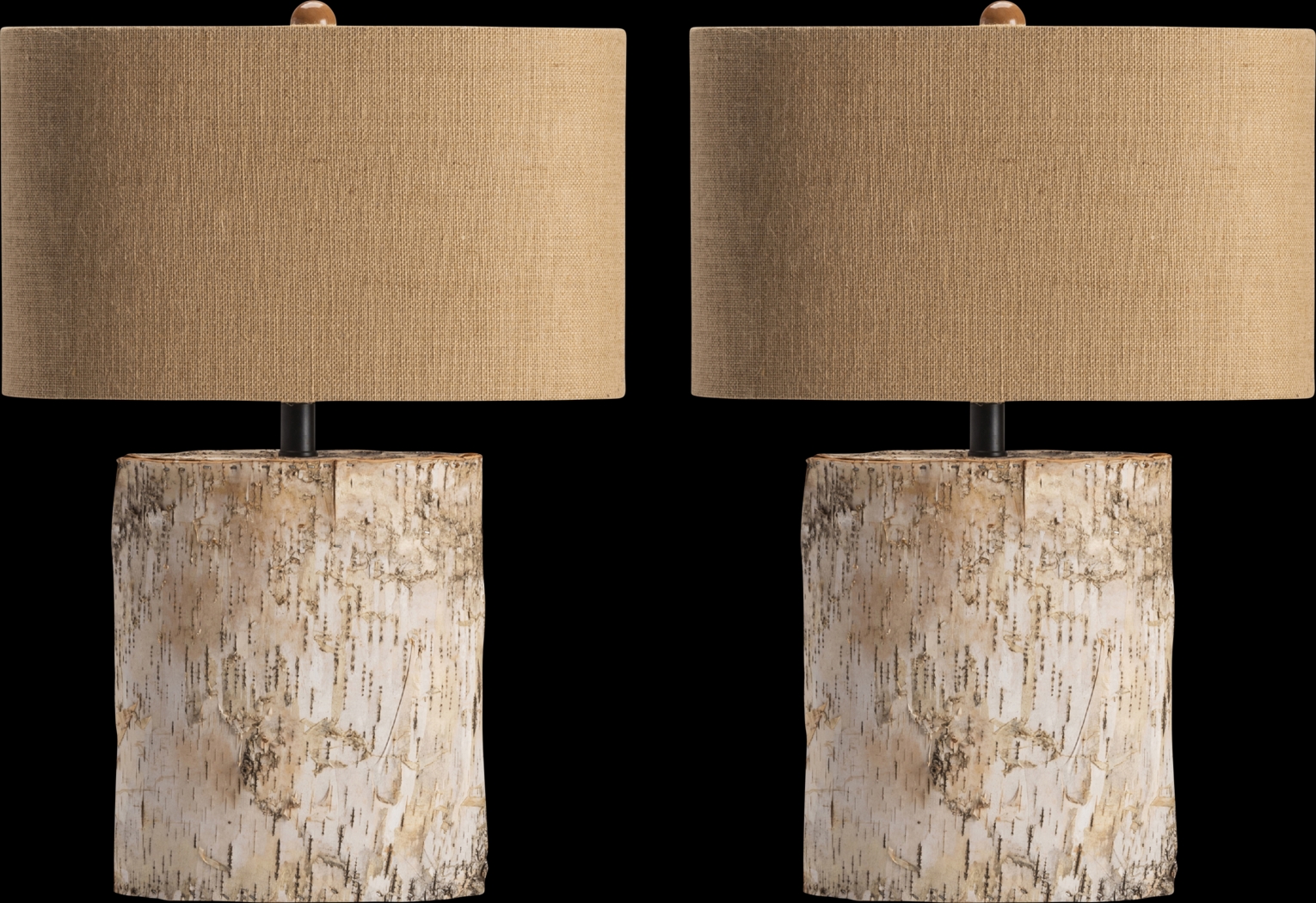 Basalt Bay Natural Lamp, set of two - Thumbnail - Image 1