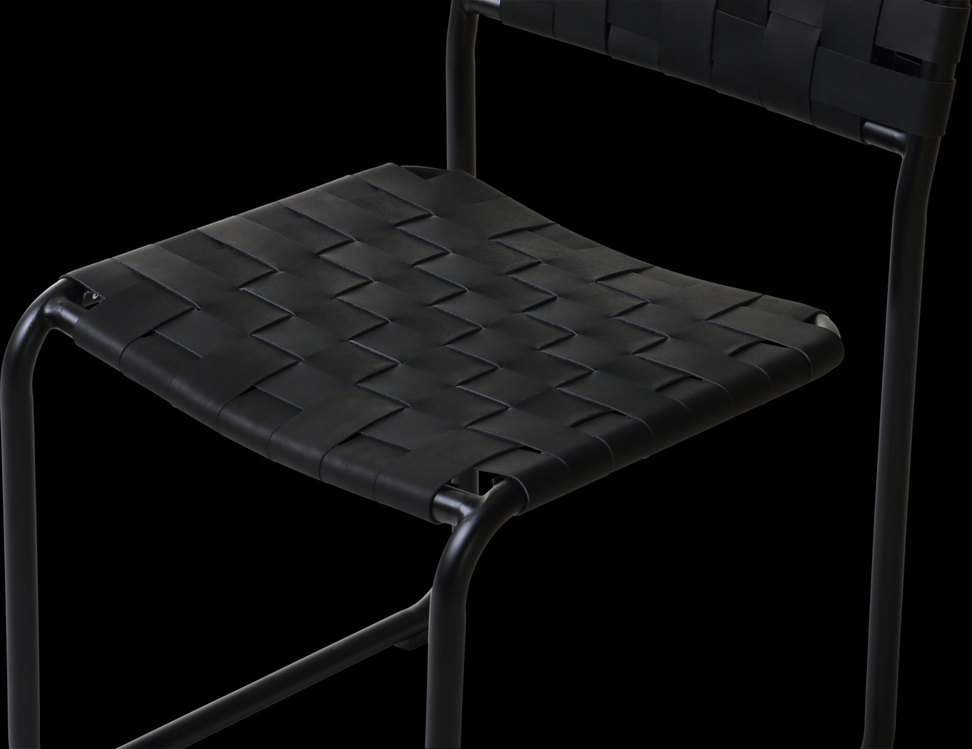 Basana Black Side Chair, Set of 2 - Thumbnail - Image 4